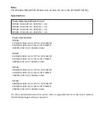 Preview for 2 page of NEC NP64 Series User'S Manual Supplement