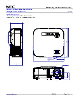 Предварительный просмотр 6 страницы NEC NP901W Installation Manual