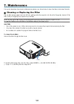 Предварительный просмотр 136 страницы NEC NP901W User Manual