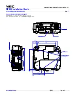 Preview for 4 page of NEC NP905 - XGA LCD Projector Installation Manual