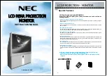 NEC NRP-60LCD1 Instruction Manual preview