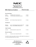 Preview for 16 page of NEC NSC250F Owner'S Manual