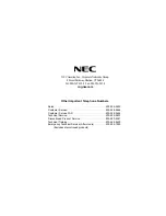 Предварительный просмотр 39 страницы NEC NVM-2000 Installation Manual