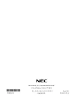 Предварительный просмотр 40 страницы NEC NVM-2000 Installation Manual