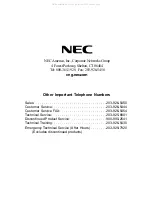 Preview for 17 page of NEC NVM-2000 Manual