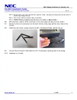 Предварительный просмотр 4 страницы NEC OL-V463 Installation Manual