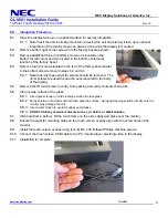 Preview for 3 page of NEC OL-V801 Installation Manual