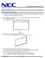 Preview for 3 page of NEC OLP-484 Installation Manual