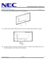 Preview for 5 page of NEC OLP-554 Installation Manual