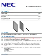 NEC OLR-861 Installation Manual preview