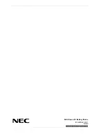 Preview for 10 page of NEC OP-570-72501 Installation Manual