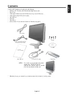 Предварительный просмотр 7 страницы NEC P221W-BK-SV - MultiSync - 22" LCD Monitor User Manual