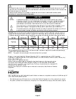 Preview for 3 page of NEC P232W-BK User Manual