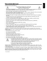 Preview for 5 page of NEC P232W-BK User Manual