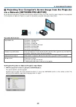 Preview for 61 page of NEC P350W Series User Manual