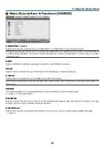 Preview for 100 page of NEC P350W Series User Manual