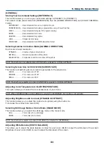 Preview for 102 page of NEC P350W Series User Manual