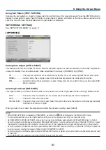 Preview for 115 page of NEC P350W Series User Manual