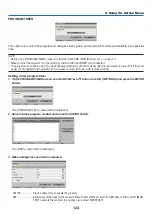 Preview for 142 page of NEC P350W Series User Manual