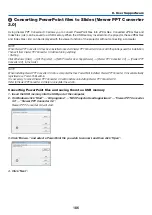 Preview for 204 page of NEC P350W Series User Manual