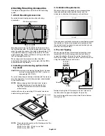 Preview for 8 page of NEC P401 - MultiSync - 40" LCD Flat Panel... User Manual