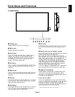 Предварительный просмотр 9 страницы NEC P401 - MultiSync - 40" LCD Flat Panel... User Manual