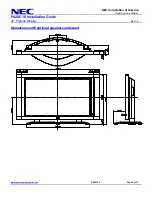 Preview for 5 page of NEC P42XC10 - PlasmaSync - 42" Plasma Panel Installation Manual