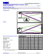 Preview for 3 page of NEC P452H Installation Manual