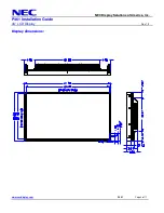 Preview for 3 page of NEC P461 - MultiSync - 46" LCD Flat Panel Display Installation Manual