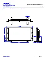 Preview for 5 page of NEC P461 - MultiSync - 46" LCD Flat Panel Display Installation Manual