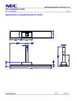 Preview for 6 page of NEC P461 - MultiSync - 46" LCD Flat Panel Display Installation Manual
