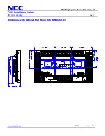 Preview for 8 page of NEC P461 - MultiSync - 46" LCD Flat Panel Display Installation Manual