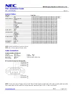 Preview for 11 page of NEC P461 - MultiSync - 46" LCD Flat Panel Display Installation Manual