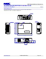 Предварительный просмотр 6 страницы NEC P474U Installation Manual