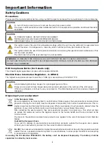 Предварительный просмотр 3 страницы NEC P474U User Manual