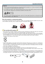 Предварительный просмотр 5 страницы NEC P474U User Manual