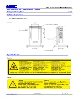 Предварительный просмотр 7 страницы NEC P502HL Installation Manual