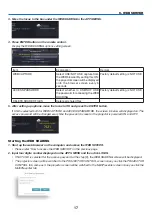 Preview for 17 page of NEC P502WL-2 User Manual