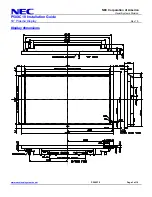 Preview for 3 page of NEC P50XC10 Installation Manual