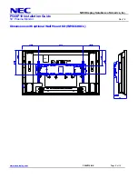 Предварительный просмотр 8 страницы NEC P50XP10 Installation Manual
