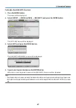 Предварительный просмотр 67 страницы NEC P525UL User Manual