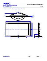 Preview for 5 page of NEC P60XC10 Installation Manual