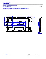 Preview for 8 page of NEC P60XC10 Installation Manual