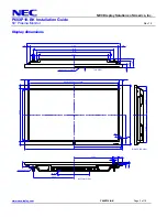 Preview for 3 page of NEC P60XP10-BK Installation Manual