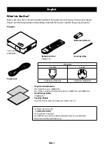 Предварительный просмотр 4 страницы NEC P627UL Manual