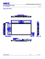 Preview for 3 page of NEC P703 Installation Manual