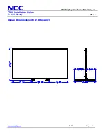 Preview for 5 page of NEC P703 Installation Manual