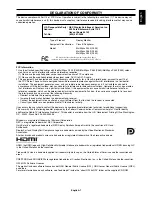 Preview for 3 page of NEC P703 User Manual