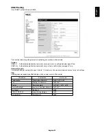 Preview for 41 page of NEC P703 User Manual