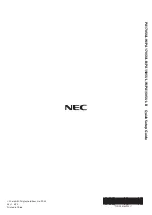 Предварительный просмотр 20 страницы NEC PA1705UL-W Quick Setup Manual